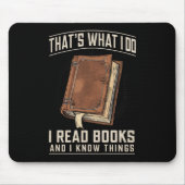 僕が本を書いて知読っているのはそれだ マウスパッド (正面)