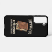 僕が本を書いて知読っているのはそれだ SAMSUNG GALAXYケース (裏面横)