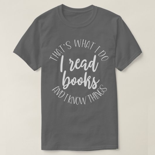 僕が本を書いて読も知っていることだ Tシャツ (デザイン正面)