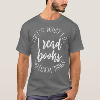 僕が本を書いて読も知っていることだ Tシャツ
