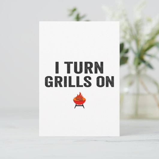 僕が焼ける親おもしろい父を焼く サンキューカード (スタンド正面)