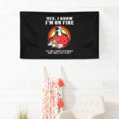 僕が燃えているのを溶接工が知っている 横断幕 (インサイチュ)