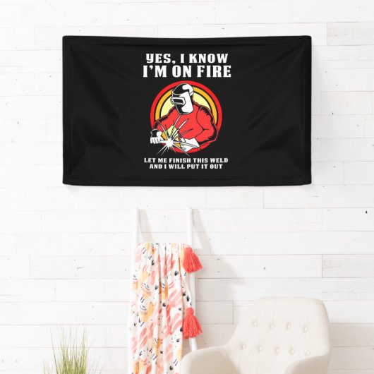 僕が燃えているのを溶接工が知っている 横断幕 (インサイチュ)