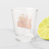 僕が物にガラスを弾かせる ショットグラス (裏面)