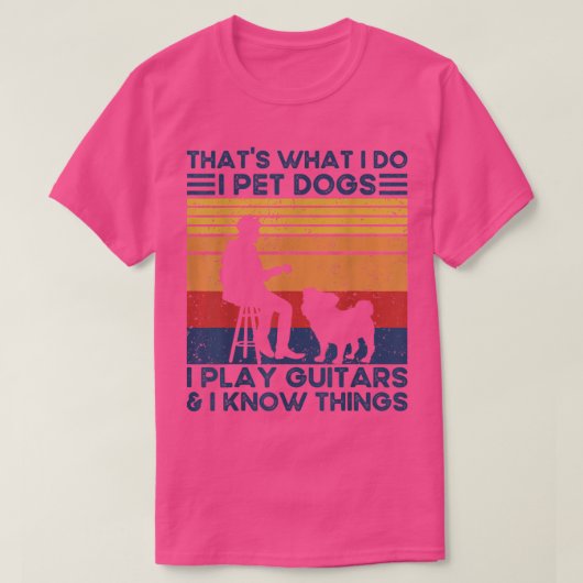 僕が犬にギターと遊Knを飼うのは Tシャツ (デザイン正面)