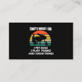 僕が犬を飼うのはピアノ遊で細く知ってる 名刺 (裏面)