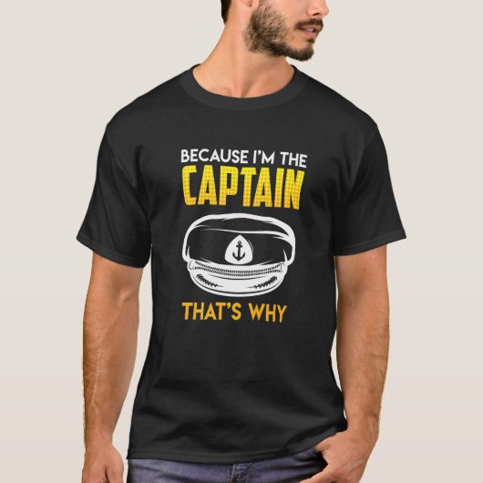 僕が船乗り船長だから Tシャツ (正面)