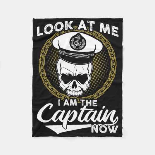 僕が船長になったのを見ろ フリースブランケット (正面)