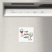 僕が行く道はマンガのワイングラスおもしろい マグネット (インサイチュ (食洗機))