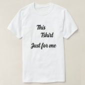 僕だけのメンズTシャツ Tシャツ (デザイン正面)