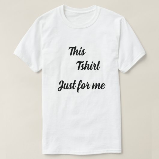 僕だけのメンズTシャツ Tシャツ (デザイン正面)