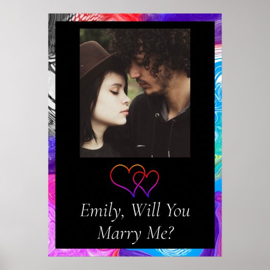 僕とパーソナライズされた結婚してくれないか ポスター (正面)