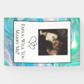 僕とパーソナライズされた結婚してくれないか 横断幕 (横)