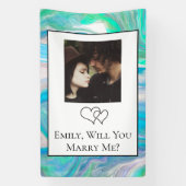 僕とパーソナライズされた結婚してくれないか 横断幕 (縦)