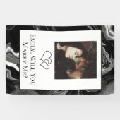 僕とパーソナライズされた結婚してくれないか 横断幕 (横)