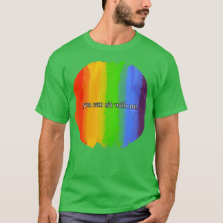 僕と一緒に座っていいよ Tシャツ