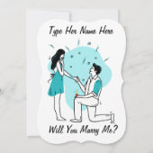 僕と結婚して自分の名刺をパーソナライズしてくれないか (正面)