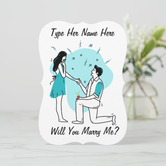 僕と結婚して自分の名刺をパーソナライズしてくれないか (スタンド正面)