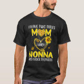 僕にはママとノンナの2つのタイトルがある Tシャツ (正面)
