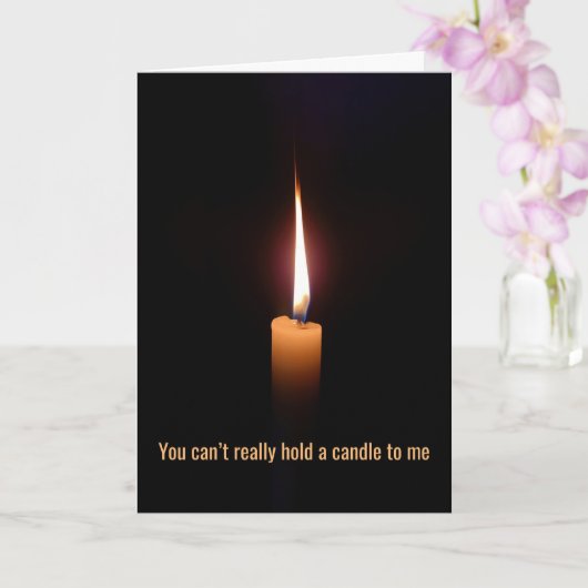 僕にはロウソクは持てなのまわりにい、ブロックだ –  カード (蘭)