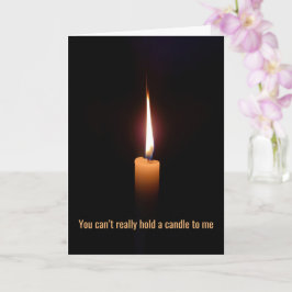 僕にはロウソクは持てなのまわりにい、ブロックだ – カード