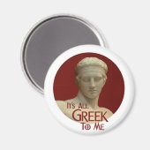 僕には全くギリシャ語だ マグネット (正面/裏面)