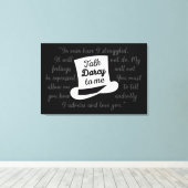 僕にダーシーを言う キャンバスプリント (インサイチュ (ウッドフロア))