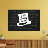 僕にダーシーを言う キャンバスプリント (インサイチュ (リビング))