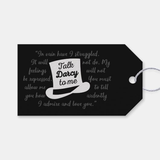 僕にダーシーを言う ギフトタグ (正面(横))