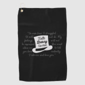 僕にダーシーを言う ゴルフタオル (正面)