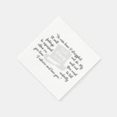 僕にダーシーを言う スタンダードカクテルナプキン (角)