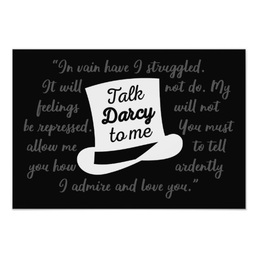僕にダーシーを言う フォトプリント            (正面)