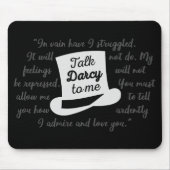 僕にダーシーを言う マウスパッド (正面)
