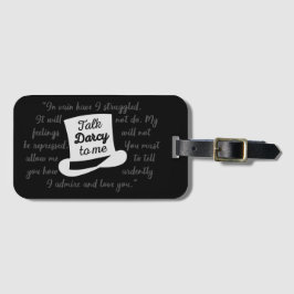 僕にダーシーを言う ラゲッジタグ