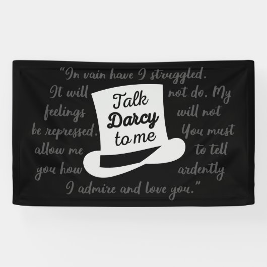 僕にダーシーを言う 横断幕 (横)