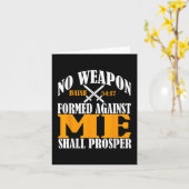 僕に対抗する武具は無くクリスティアを信ず カード (黄色い花)