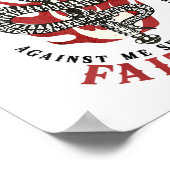 僕に対抗する武具は無くクリスティアを信ず ポスター (角)