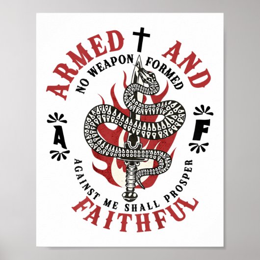 僕に対抗する武具は無くクリスティアを信ず ポスター (正面)