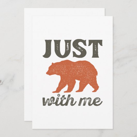 僕に我慢してくれ サンキューカード (正面/裏面)