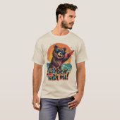 僕に我慢してくれ Tシャツ (正面フル)