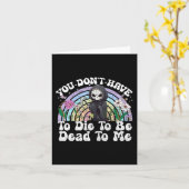 僕に皮肉を言って死ぬまで死ぬ必要はない カード (黄色い花)