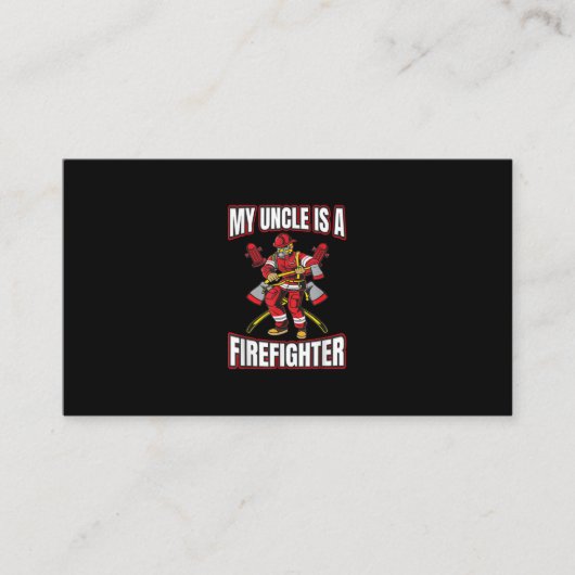 僕のおじは消防士なんだ 名刺 (正面)