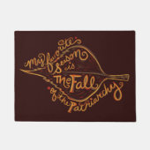 僕のお気に入りの季節は家父長制の秋だ ドアマット (正面)