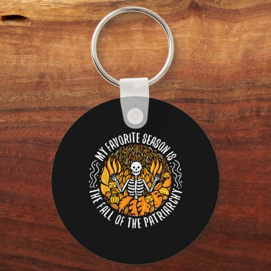 僕のお気に入りの季節は家父長制の秋 キーホルダー (正面)