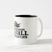 僕のお気に入りの季節は家父長制の秋 ツートーンマグカップ (正面右)