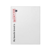 僕のお気に入りの血統が助かる ノートパッド (回転)