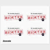 僕のお気に入りの血統が助かる 楕円形シール (シート)