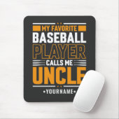 僕のお気に入りの選手は伯父と呼ぶ マウスパッド (マウス)
