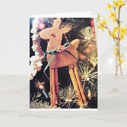 僕のぶら下がったクリスマスにお目出しで カード (黄色い花)