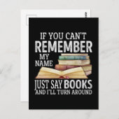 僕のもし名前を覚えずただ読書好き ポストカード (正面/裏面)